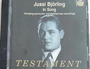 JUSSI BJÖRLING - In Song CD Exc Cond! Testament - Picture 1 of 2