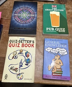 Trivia / General Knowledge Book Bundle 4 Books Pub Quiz Millionaire Quiz Setter - Picture 1 of 5