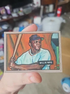 2025 Topps Shoebox Treasures X Andy Friedman Willie Mays 1951 Bowman SP - Bild 1 von 2