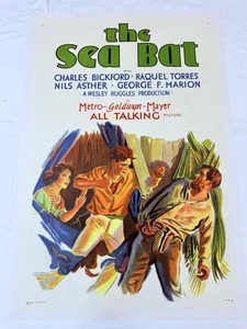1930 The Sea Bat Original 27x41 Filmplakat Leinenrücken Charles Bickford - Bild 1 von 8
