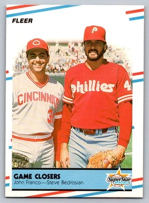 1988 Fleer #627 John Franco / Steve Bedrosian - Image 1 of 2