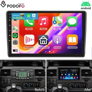Für Ford Transit Bus S-Max Focus Kuga Fusion Android 13 Autoradio GPS Navi FM BT - Bild 1 von 21