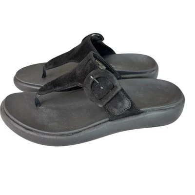 Sandalias informales de tanga Vionic Activate Rx negras para mujer talla 7,5 Foto 1 de 4