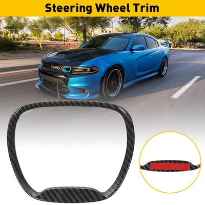 For 2015-2022 Dodge Challenger Charger & Steering Wheel Trim Cover Accessories - Image 1 of 4