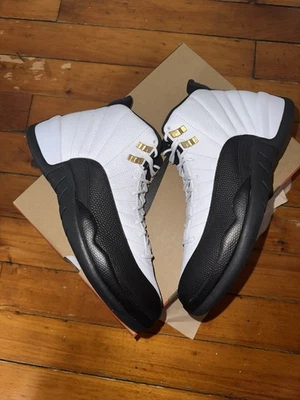 Nike Air Jordan 12 Taxi Men’s Brand New Size 9.5 Ship Fast - Image 1 of 4