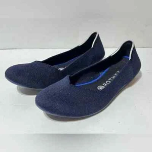 Rothy's The Flat Rounded Toe Navy Blue Ballet Flat Women’s 9 US / 40 EU Dress - Picture 1 of 1