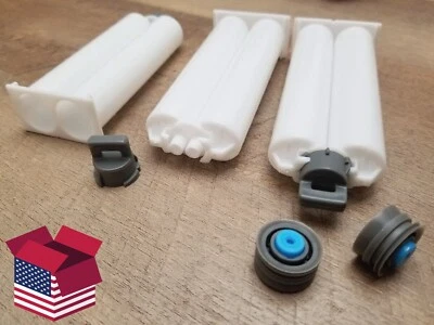 Cartucho de pistola epoxi de 50 ml 5 piezas - Cartucho epoxi de 2 partes - 1:1 - ENVÍO DESDE EE. UU. Foto 1 de 4