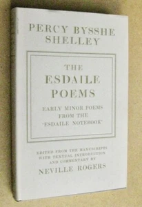 Neville Rogers Percy Bysshe Shelly The Esdaile Poems 1st ed 1966 - Picture 1 of 11