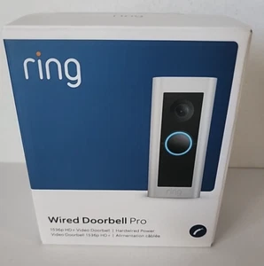 Wired Ring Doorbell Pro/Pro 2 Smart Wi-Fi - 1536p Head-to-Toe HD Newest Model - Picture 1 of 3
