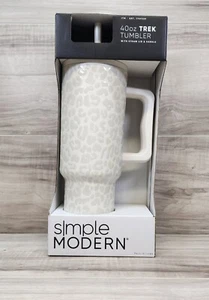 Simple Modern Trek 40oz Stainless Steel Lidded Tumbler With Straw - New - Picture 1 of 3