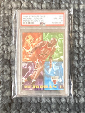 1994 Topps Stadium Club Michael Jordan Card #20 Members Only 50 PSA 8 NM-MT
