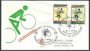 1979 ITALIA FDC VENETIA 459 MONDIALI DI CICLOCROSS TIMBRO ARRIVO - CG - Picture 1 of 1