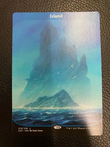 Island (NON-FOIL FULL ART) - Unstable NEAR MINT Magic the Gathering - Picture 1 of 2