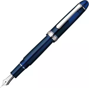 Platin Füllfederhalter Füllfederhalter UEF Ultra Fine Point 3776 Chartres blau PNB18 - Bild 1 von 1