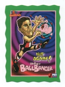 1996 Footy Oddbodz Red Glow - St. Kilda - ROBERT HARVEY - Picture 1 of 2