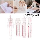Sewing Design Template Ruler Accurate Proportions Clean Style Drawings