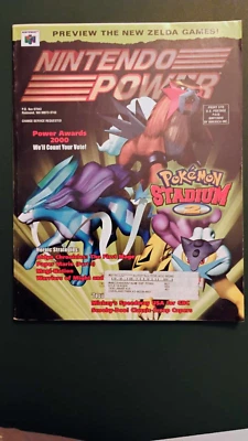 NINTENDO POWER Game Magazine Vol. 142 POKEMON STADIUM 2 w/ Comic & ZELDA Poster - Image 1 of 4