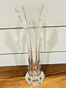 Vintage Italian Art Glass Vase Royal Gallery 10.5” Lead Crystal - Picture 1 of 15