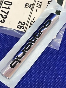 Logo Badge Audi Quattro A3 S3 A6 S6 RS6 A4 S4 RS4 Q5 Q7 Original 8H08537372ZZ - Picture 1 of 13