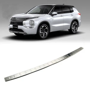 For Mitsubishi Outlander 2022-25 Outer Rear Bumper Cover Protector Guard-Silver - Picture 1 of 10