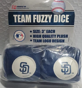 Dados difusos de 3" de los Padres de San Diego - MLB - Imagen 1 de 1