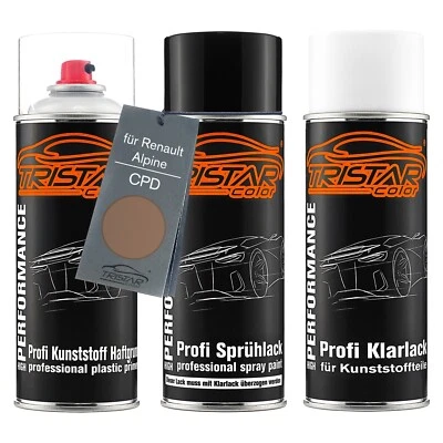 Autolack Spraydosen Set für Kunststoff für Renault Alpine CPD Bronze Metallic - Bild 1 von 4
