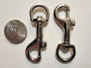 2" snap swivel Zinc die cast SWL 30 (5 count) Purse carry on replacement clips - Picture 1 of 6