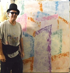 Mark Little original,painting,60”x48”Acrylic,Abstract,36,extra Large,Giant,XL - Picture 1 of 12