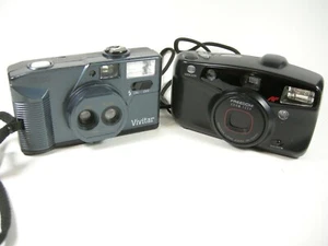 Minolta Freedom Zoom EX and Vivitar DL50 Cameras 35mm - Picture 1 of 4