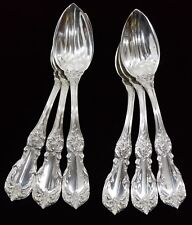 (6) Reed & Barton Burgundy Sterling Silver Fruit Spoons J1099