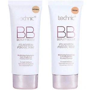 TECHNIC Beauty Boost Brightening Foundation 30ml *Biscuit / Oatmeal* *CHOOSE* - Picture 1 of 3