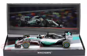 1/18 Minichamps Lewis Hamilton 2015 F1 Mercedes-AMG F1 W06 EQ #44 Box Set - Picture 1 of 6