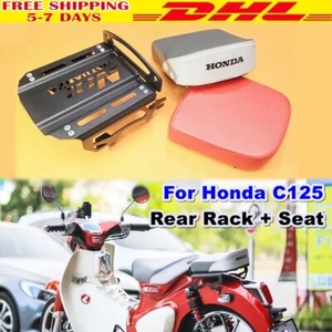 SS10 Rear Rack + Seat Kit For Honda Super Cub C125 New 2018 2022 Carrier Luggage - Picture 1 of 15