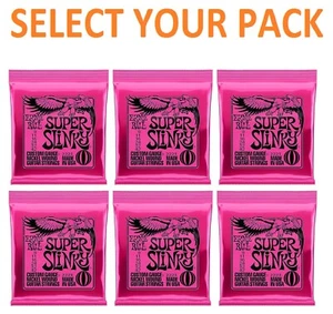 Ernie Ball Super Slinky PURE Nickel Guitar bass String Wound Electric 9-42 Gauge - Picture 1 of 64