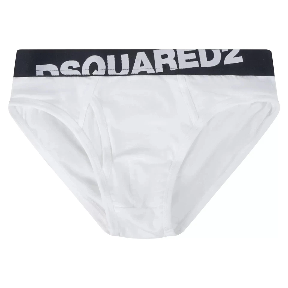 Dsquared2 - Slip bianco con elastico dsquared2 per uomo - Immagine 1 di 1