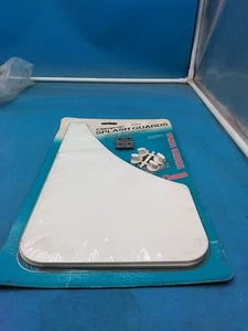 Vintage Champ Clamp On Splash Guards White 7-771 Mid-Sized - Picture 1 of 2