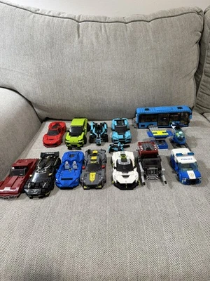LOT 13 LEGO Speed Champions/City  NO MinFigs NO Instructions INCOMPLETE SEE PICS - Image 1 of 4