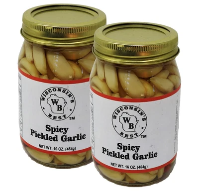 Wisconsin's Best - Spicy Pickled Garlic – 2 Pack (16 oz. Each) - Image 1 of 3