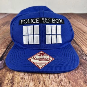 Doctor Who Police Public Call Box Gorra de Béisbol Sombrero Azul Snap Back 2015 - Imagen 1 de 7