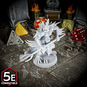 Sahuagin Warrior - Fantasy TTRPG D&D DnD Miniatures - Picture 1 of 4