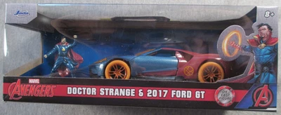 Doctor Strange & 2017 Ford GT - 1/32 Sealed die cast car  Jada Hollywood Rides - Image 1 of 4