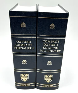 Mint! OXFORD COMPACT ENGLISH DICTIONARY AND THESAURUS 3RD EDITION c2005 HC - Bild 1 von 11