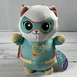 Squishmallows Disney Jr SuperKitties Bitsy Hugmees 10 pulgadas peluche suave nuevo - Imagen 1 de 6