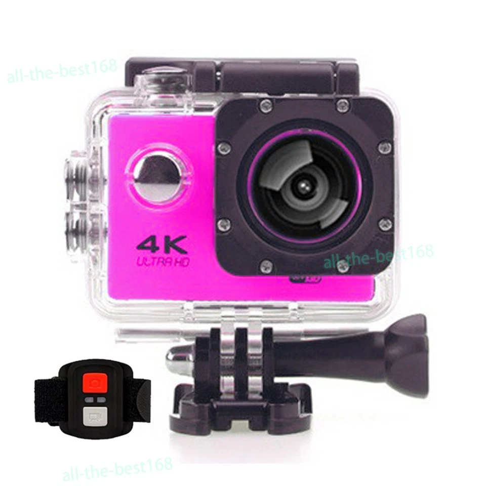 4K Sport G0 Pro 170° Action Camera Ultra HD 16MP WiFi Waterproof Remote Control - Image 1 of 4