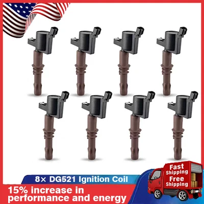 8PCS OEM Ignition Coils DG521 For 2009-2010 MERCURY MOUNTAINEER V8 4.6L — 第 1/4 张图片