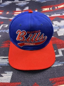 Buffalo Bills Football Vintage 90s Starter Hat NFL Rare 100% Wool Script - Bild 1 von 13