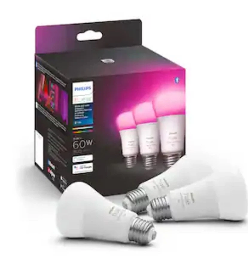 Philips Bluetooth Smart Bulb, Multicolor - 3 Piece - Image 1 of 4