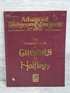 AD&D 2nd Edition The Gnomes & Halfling Handbook AD&D Dungeons and Dragons 2134 - Picture 1 of 7