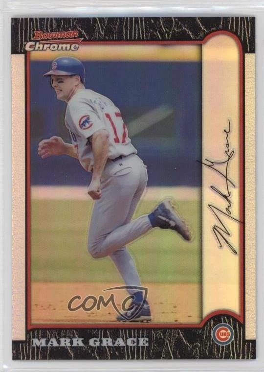1999 Bowman Chrome Refractor Mark Grace #64 - Image 1 of 2