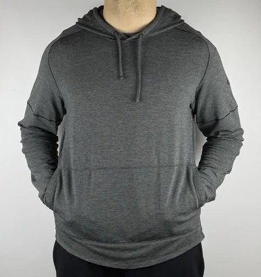 Suéter pulôver Icebreaker Cool Lite com capuz masculino tamanho XL cinza lã merino - Imagem 1 de 4